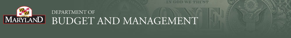 Maryland Department of Budget and Management Accounts